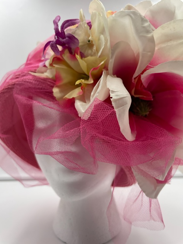 Tulle Wrapped Hat